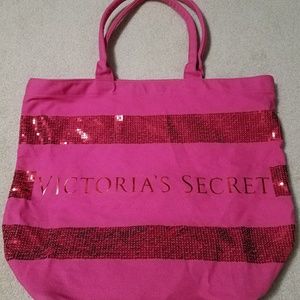 LARGE Victoria's Secret tote bag